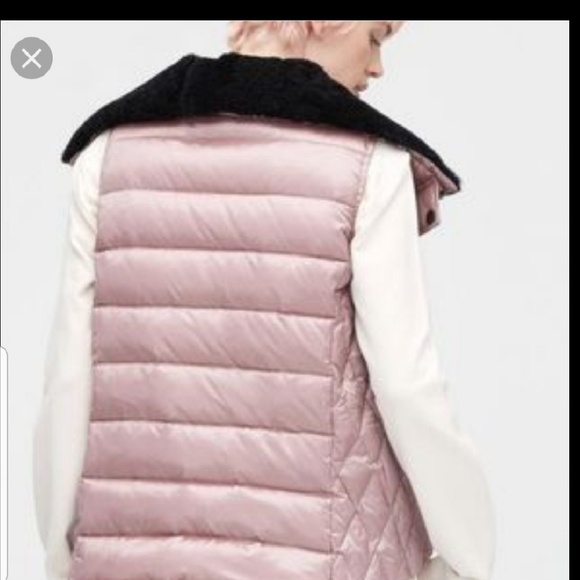 EUC UGG PINK PUFFER VEST - Picture 7 of 7